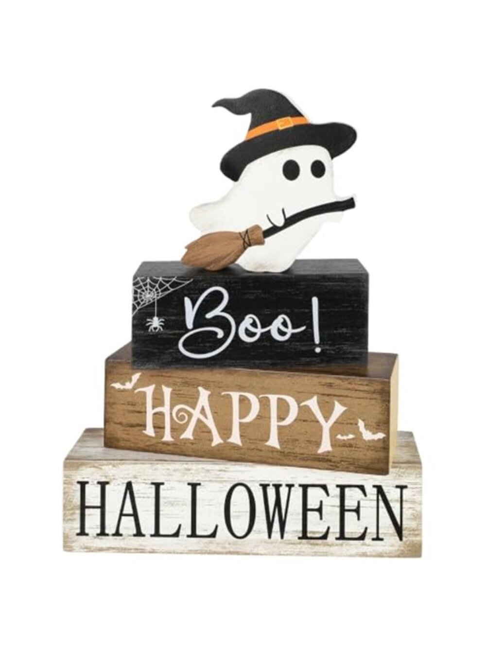 Halloween Table Decorations Indoor Farmhouse Halloween Cute Ghost Block